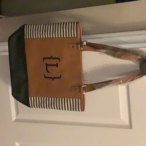 Thirty One Monogramed Tote Bag